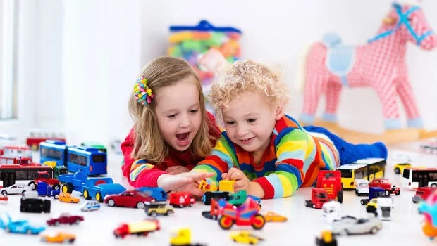 Kids Playing With Toys